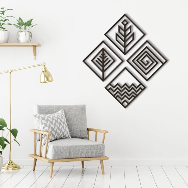 FOUR ELEMENTS Metal Wall Art