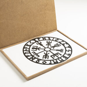 VEGVÍSIR "THE VIKING COMPASS" METAL WALL ART - Image 5