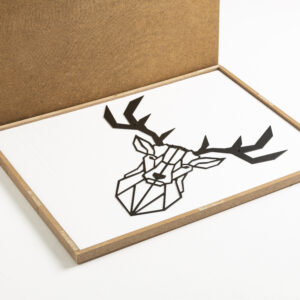 DEER HEAD METAL WALL ART - Image 4