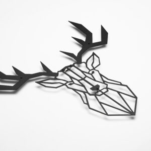 DEER HEAD METAL WALL ART - Image 7