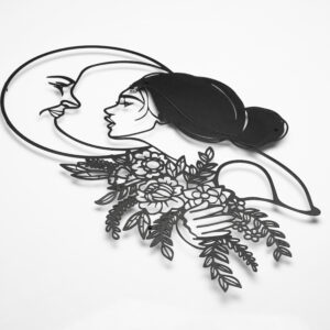 MOON♡GIRL METAL WALL ART - Image 3