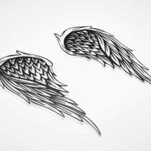 ANGEL WINGS THEMED METAL WALL ART - Image 8