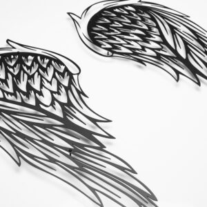 ANGEL WINGS THEMED METAL WALL ART - Image 7