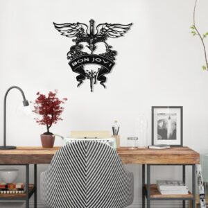 ICONIC ROCK ERA-INSPIRED METAL WALL ART - Image 3