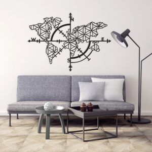 FOUR WINDS METAL WALL ART