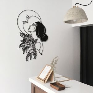 MOON♡GIRL METAL WALL ART - Image 2