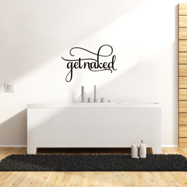 GET NAKED METAL WALL ART