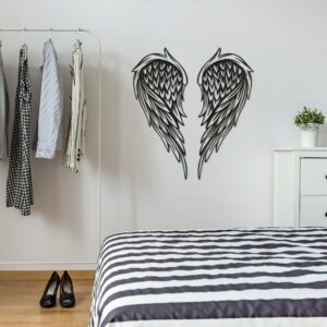 ANGEL WINGS THEMED METAL WALL ART - Image 3