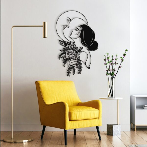 MOON♡GIRL METAL WALL ART