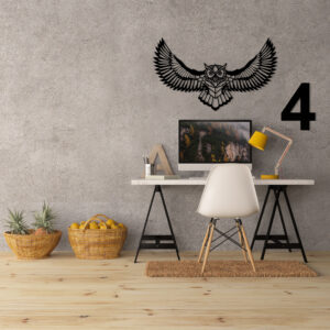 OWL METAL WALL ART - Image 2