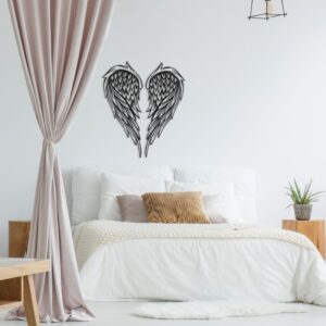 ANGEL WINGS THEMED METAL WALL ART - Image 2