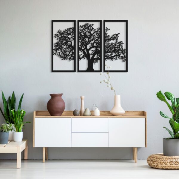 OAK TREE METAL WALL ART